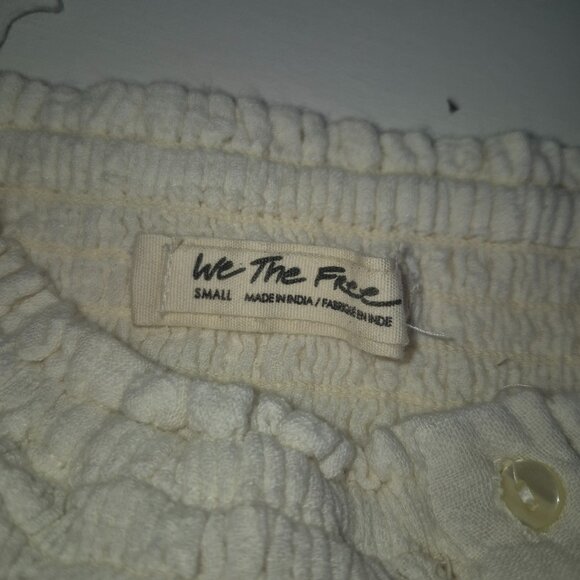 Free People Off-Shoulder peasant Blouse - Picture 2 of 5